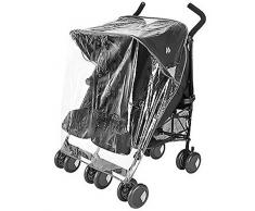 Housse de pluie Compatible avec Joie Aire Twin Poussette double (213)