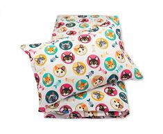 Pepi Leti 685843715443 Parure de lit pour enfant Motif chats mâles Multicolore