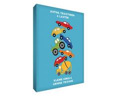 Little Helper CAR1216-12 Feel Good Art Tableau en toile épaisse Style illustratif moderne Autochaos, Multicolore, 20 x 30 cm