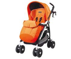 Peg Perego Pliko P3 Compact Poussette classique 1 siège(s) Noir, Orange, Acier inoxydable