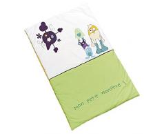 THERMOBABY Edredon Thème Mon Petit Monstre pour Lit 60 X 120 Multi Couleurs