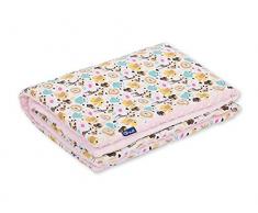 Pepi Leti 685843716785 Couverture pour bébé Motif minky Rose pâle 100 x 75 cm