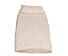 Ti-Tín, Parure de Lit Bébé 60 x 120 cm/comprend drap plat, drap housse et taie doreiller/100% coton popelin.