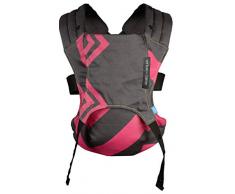 Diono We Made Me Venture+ Porte-bébé 2 en 1 avant et arrière Porté pour bébé de 11 à 25 kg Bubblegum Charbon de bois