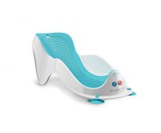 Angelcare - Fit - Transat de Bain pour Bébé - Ergonomique et Sécurisant - 0 à 6 Mois - Bleu