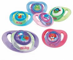 Nûby ID92993MOS Sucette Orthodontique Animal 6-36m