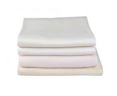 Clair de Lune de lit Feuilles Lit Bébé Ensemble cadeau, crème, 4 pièces