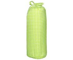Taftan Drap Housse Vichy vert anis (60 x 120 cm) - Vert
