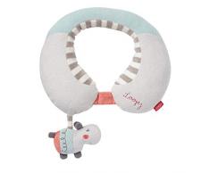 Fehn 059250 Nilpferd Coussin de nuque avec petit lapin Multicolore