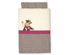 STERNTALER Housse de Couette Karlota la Vache Ecru/Marron 100 X 135 cm