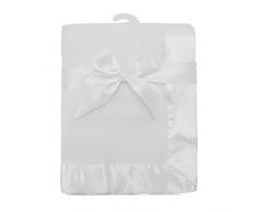 American Baby Company Polaire Couverture souple avec bordure en satin, 30 x 101,6 cm