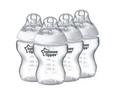 Tommee Tippee - Closer to nature- Lot de 6 biberons 260 ml 0m+ sans BPA
