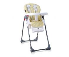 Lorelli Oliver Chaise Haute pour Bébé Jaune