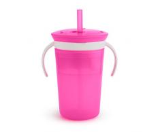 Munchkin Tasse dApprentissage Sippy Snack Cup Rose 266 ml