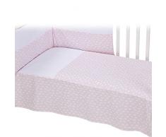 Bolin bolón Nubi – Couette pour berceau 80 x 130 cm rose