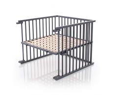 babybay Kit de Transformation de Lit Enfant Convient pour Modèle Maxi/Boxspring Laqué Gris Ardoise 1 Unité