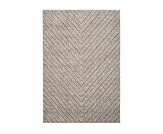Lalee Tapis Swing 102 Silver Beige 100% PP Heatset Frisée 160 x 230 cm, 100% polypropylène, Gris, 160x230
