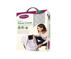 Clevamama Couverture de Voyage 3 en 1 Vert