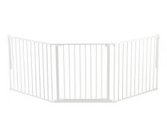 BabyDan Barrière de sécurité enfant multi-fonction, blanc (L) 90-223cm