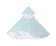Babycalin Drap de Bain à Capuche Aqua 117 x 63 cm