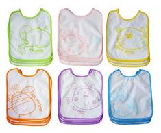 Duffi Baby - 5026-00 - Bavoir Imprimé e.v.a et Velcro - 25 x 30 cm