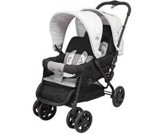 Looping H803 Poussette Double pour Enfants dAges Rapprochés Noir