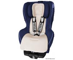 ByBoom® - Coussin de siège COMFORT avec face été et hiver universel pour siège auto Taille 0, 0+, I, II, III, par exemple pour Römer, Maxi-Cosi, pour poussettes et buggy, couleur : beige