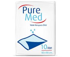 Puremed BBTR100028 Lot de 10 housses de matelas imperméables, douces pour la peau, hypoallergéniques