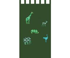 Taftan Rideau Safari vert (145 x 280 cm) - Vert