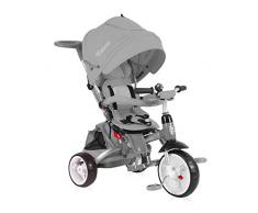 Lorelli 10050300005 Tricycle Évolutif pour Bébé/Enfant Hot Rock Gris