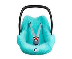 Briljant Housse de siège auto pour bébé 0 - Groupe 0-12 mois - 100% éponge de qualité supérieure - Turquoise