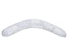 cambrass Coussin dAllaitement Ergo Be Zoo Blanc/Gris 16 x 110 x 63 cm