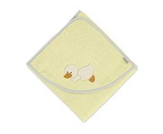 Serviette de Bain Sterntaler Edda le Canard, Âge : À Partir de 0 Mois, 100 x 100 cm, Jaune