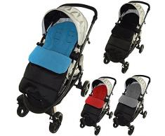 Chancelière compatible avec les poussettes Hauck, bleu océan