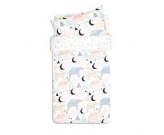 Fun with mum DUV-SET-135-BEA-FAM Parure de lit et coussin Multicolore