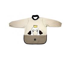 BabyLivia Bavoir à manches longues Mouton Beige doux