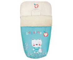 babyline écureuil – sac de chaise, Unisexe, Couleur Turquoise