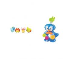 Ludi - 2220 - Aspergeurs - Nature - Jouets pour le bain + Ludi - 2240 - Coffret Pingouin - Jouets pour le Bain