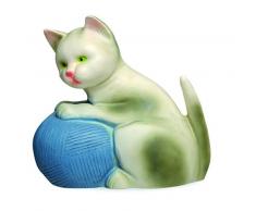 Heico - Egmont Toys Veilleuse Forme Chat Gris/Bleu