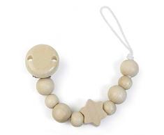 Grünspecht 596-00 Attache sucette en bois avec boucle