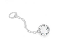 Pedro Duran 07500276 Attache Sucette Bleu/Argent