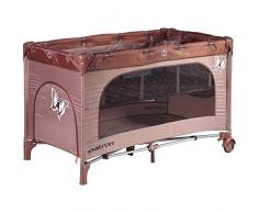 Patron bdp101007aa835p Lit de voyage Skippy Plus, papillon marron