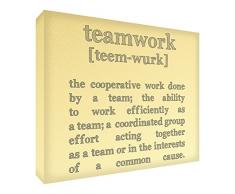 Feel Good Art Diamant poli Symboliquement/Souvenir en design moderne pour la maison ou le bureau de la collection Motivation (10 x 15 x 2 cm, Taille M, crème)