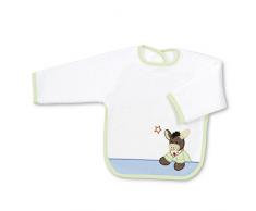 Sterntaler Bavoir avec Manches Emmi, Multicolore (Vert) Taille: 73 x 50 cm