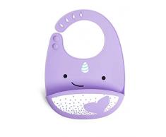 Skip Hop Zoo Bavoir en silicone Narval 110 g