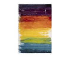 Lalee Tapis Espo 311 Rainbow 100% PP-Heatset Frisée 080 x 150 cm, 100% polypropylène, Multicolore, 80 x 150 cm