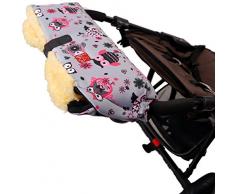 Kaiser Big Double Chauffe Mains, peau dagneau nature, Hibou Marine