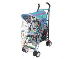 Poussette Maclaren Volo Dylans Candy Bar- Capote extensible imperméable assurant une protection UV50+, siège respirant, suspension aux 4 roues, panier XXL. Accessoires inclus