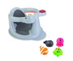 Tigex Anneau de Bain Collexion Gris Perle 6-12 Mois et son Lot de Jouets de Bain Mes Amis Marins
