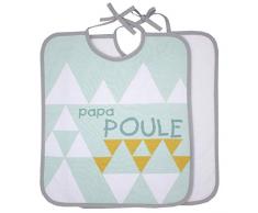 Babycalin Lot de 2 Bavoirs 1Er Âge